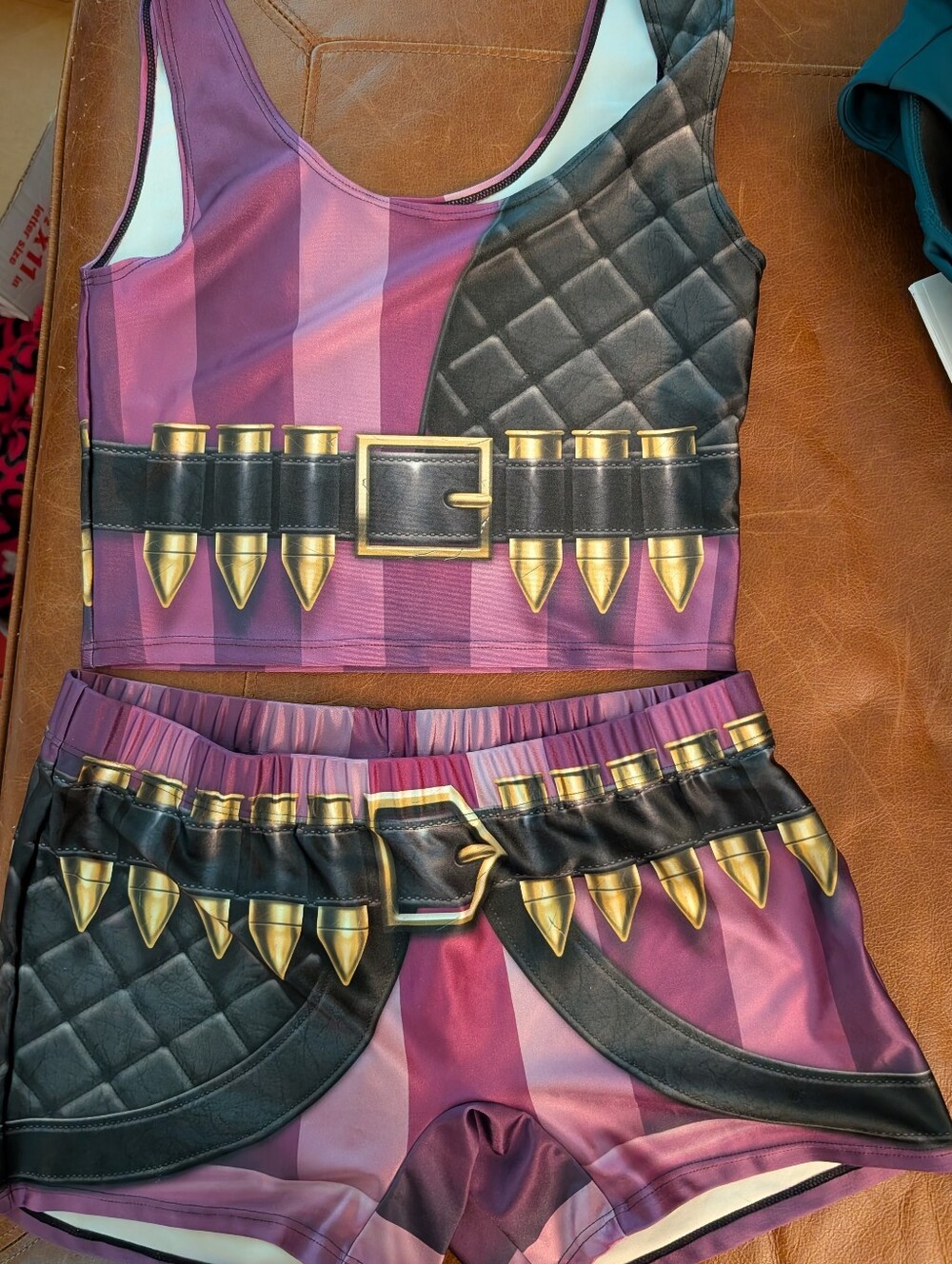 Poprageous Rebelle Top And Short Set League Of Legends Jinx Costume